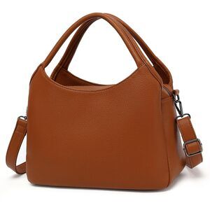 4394 Vegan Leather Purses with Detachable Satchel Strap, Handbags Work Tote